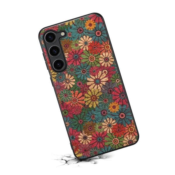 Shockproof Case Floral Coated for Samsung Galaxy S24, Spring 3