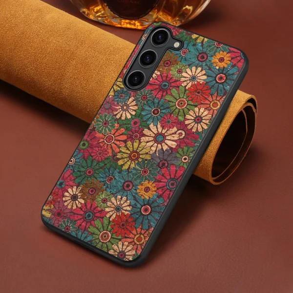 Shockproof Case Floral Coated for Samsung Galaxy S24, Spring 5