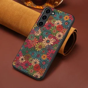 Shockproof Case Floral Coated for Samsung Galaxy S24, Spring 5