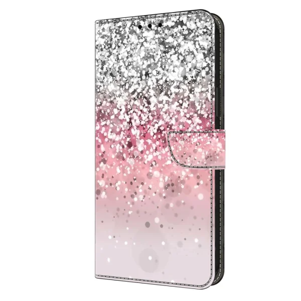 3D Pattern Flip Case for Samsung Galaxy S24 Ultra, Gradient Glitter 5