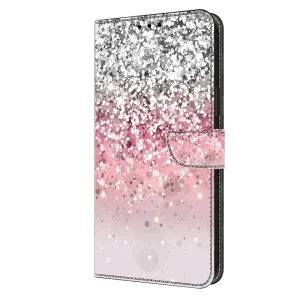 3D Pattern Flip Case for Samsung Galaxy S24 Ultra, Gradient Glitter 5