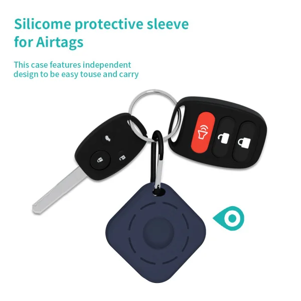 Силиконов калъф за Apple AirTag Bluetooth Locator,  Син 2