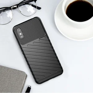 Силиконов гръб Twill Skin за Xiaomi Redmi 9A, Черен 4