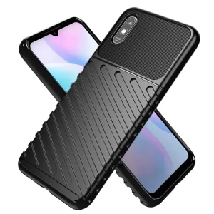 Силиконов гръб Twill Skin за Xiaomi Redmi 9A, Черен 3