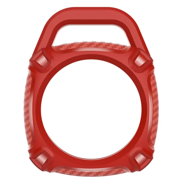 Silicone Case QUAD Element for Apple AirTag Bluetooth Locator, Red 1