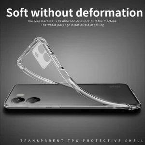 MOFI silicone case for Xiaomi Redmi 13C 4G, Transparent 4