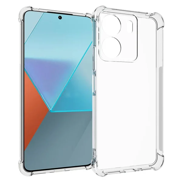 Silicone Case Anti-drop for Xiaomi Redmi 13C 4G, Transparent 1