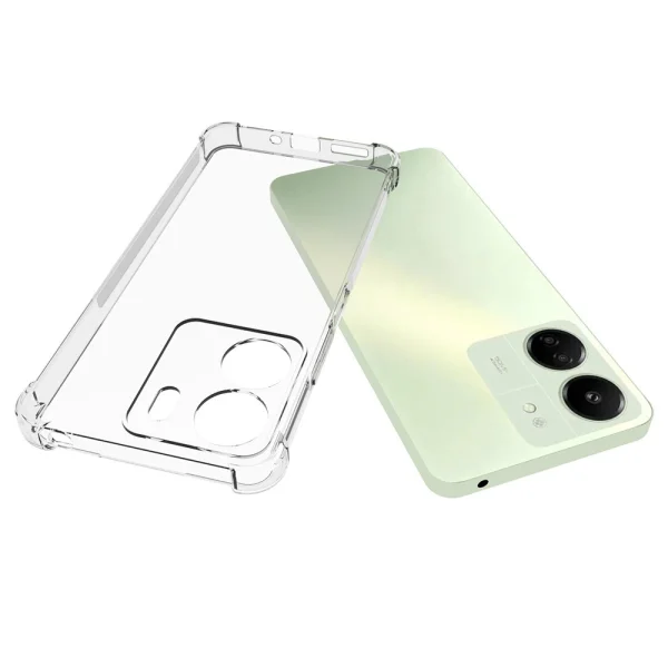 Silicone Case Anti-drop for Xiaomi Redmi 13C 4G, Transparent 2