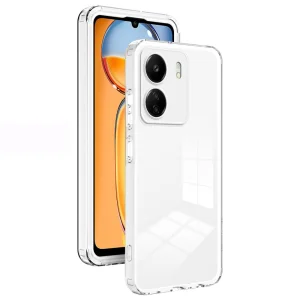 Удароустойчив калъф Hybrid Frame за Xiaomi Redmi 13C 4G, Бял