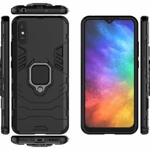 Shockproof case Ring Holder for Xiaomi Redmi 9A, Black 4