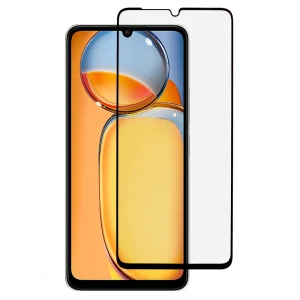 Стъклен Протектор Full Glue за Xiaomi Redmi 13C 4G, Черен