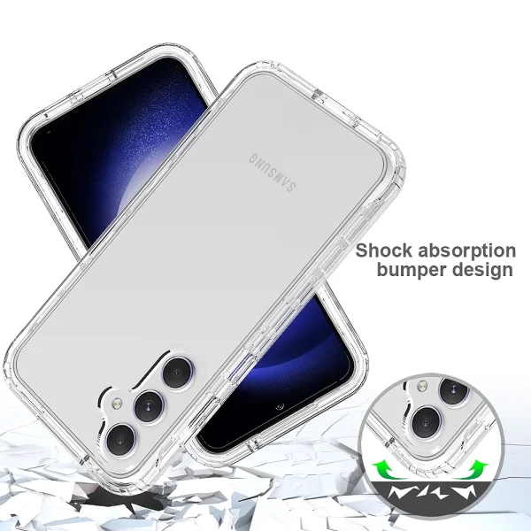 Shockproof case Shockproof Frame for Samsung Galaxy S23 FE, Transparent 5