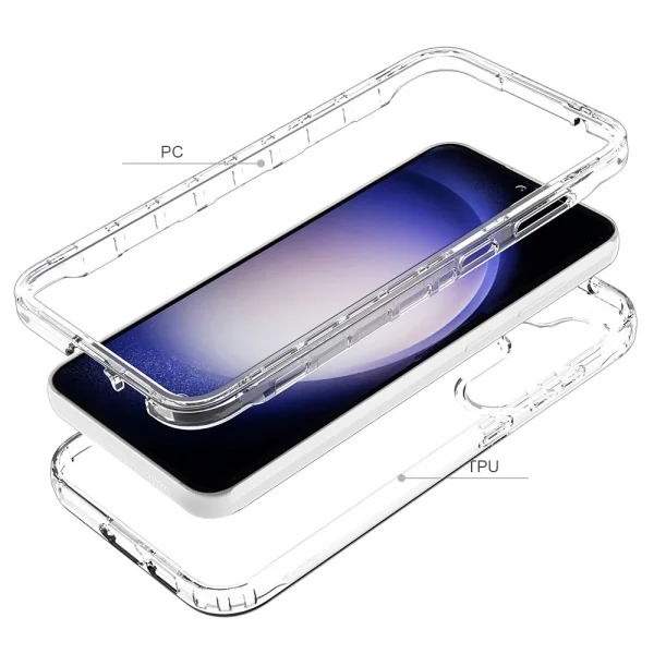 Shockproof case Shockproof Frame for Samsung Galaxy S23 FE, Transparent 2