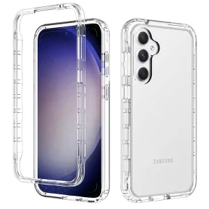 Удароустойчив калъф Shockproof Frame за Samsung Galaxy S23 FE, Прозрачен