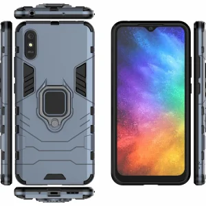 Shockproof case Ring Holder for Xiaomi Redmi 9A, Blue 4