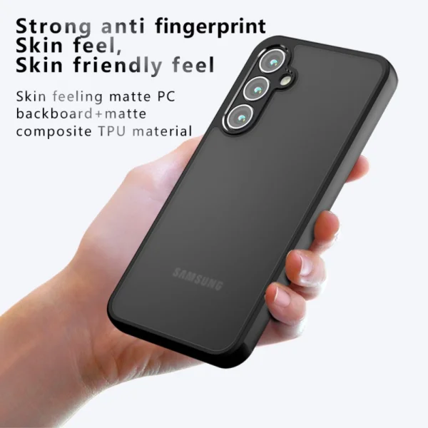 Удароустойчив калъф Anti-fall Matte за Samsung Galaxy S23 FE, Черен 6