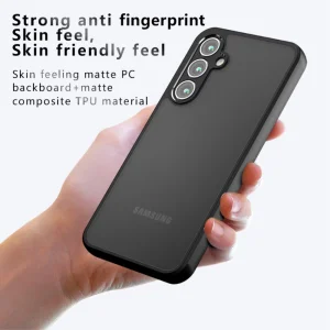 Удароустойчив калъф Anti-fall Matte за Samsung Galaxy S23 FE, Черен 6