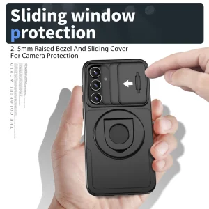 Удароустойчив калъф MagSF Magnet за Samsung Galaxy S23 FE, Черен 4