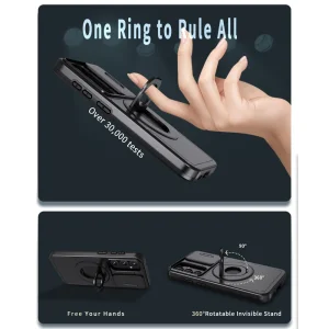Удароустойчив калъф MagSF Magnet за Samsung Galaxy S23 FE, Черен 5