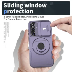 Удароустойчив калъф MagSF Magnet за Samsung Galaxy S23 FE, Лилав 4
