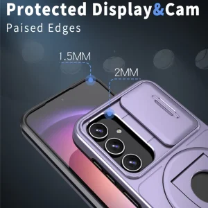 Удароустойчив калъф MagSF Magnet за Samsung Galaxy S23 FE, Лилав 3