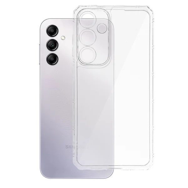 Armor Antishock Silicone Case for Samsung Galaxy A15, Transparent 1