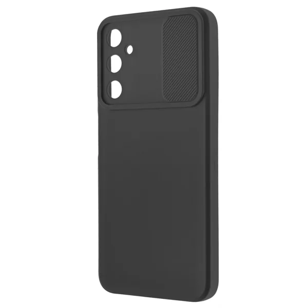 Silicone Case Camshield Soft for Samsung Galaxy A15, Black 2