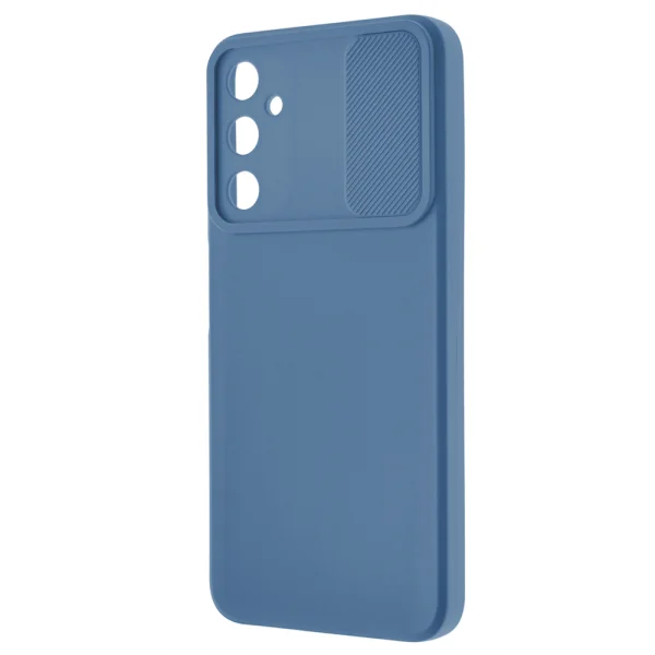 Silicone case Camshield Soft for Samsung Galaxy A15, Blue 2