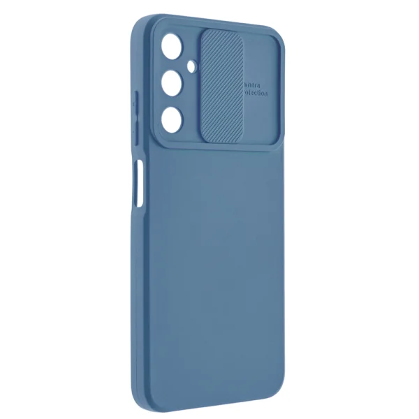 Silicone case Camshield Soft for Samsung Galaxy A15, Blue 1