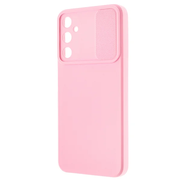 Silicone case Camshield Soft for Samsung Galaxy A15, Light pink 2