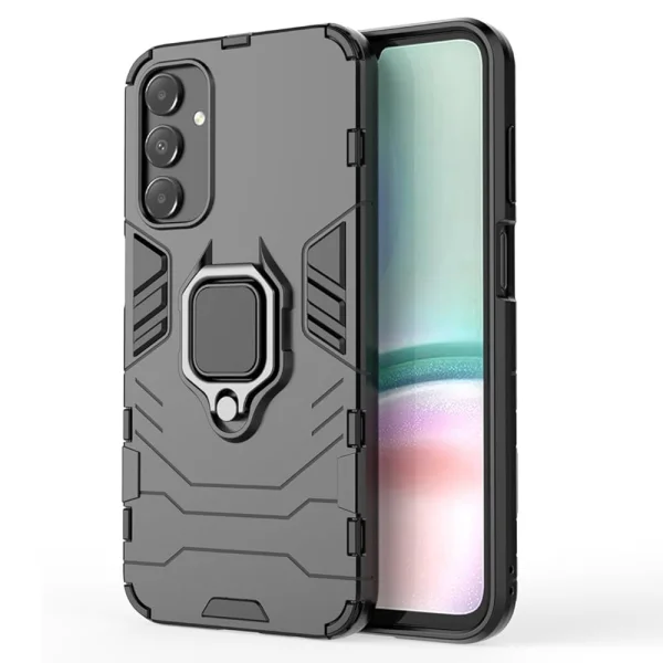 Shockproof Case Kickstand Ring for Samsung Galaxy A15, Black 1