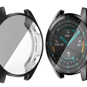 Силиконов Протектор за  смарт часовник Huawei Watch GT 2 46mm, Черен