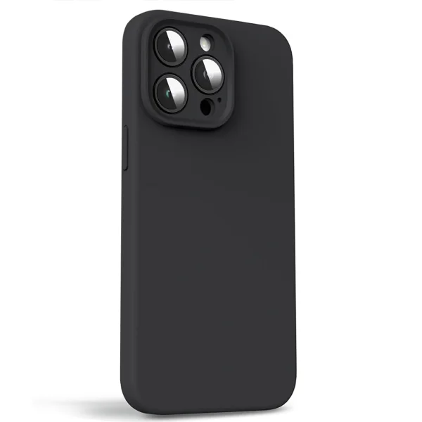 LUX Silicone Silicone Case for iPhone 13 Pro Max, Black 1