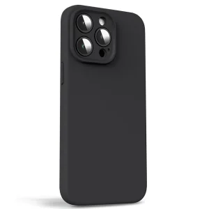 Силиконов калъф LUX Silicone за iPhone 13 Pro Max, Черен