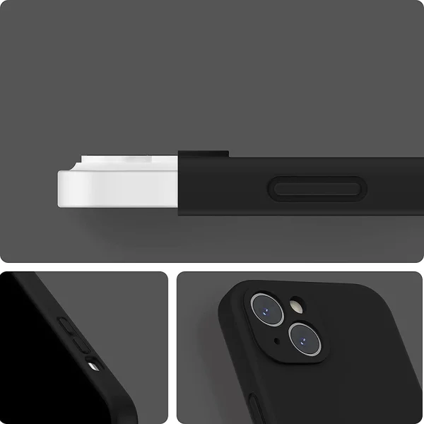 LUX Silicone Case for iPhone 14 Plus, Black 4