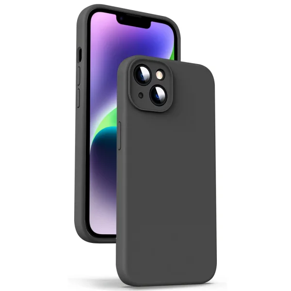 LUX Silicone Case for iPhone 14 Plus, Black 2