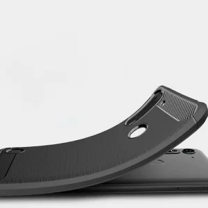 Силиконов Калъф Carbon Fibre Brushed за Motorola G8 Power Lite, Черен 4