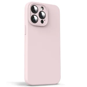 Силиконов калъф LUX Silicone за iPhone 14 Pro, Розов