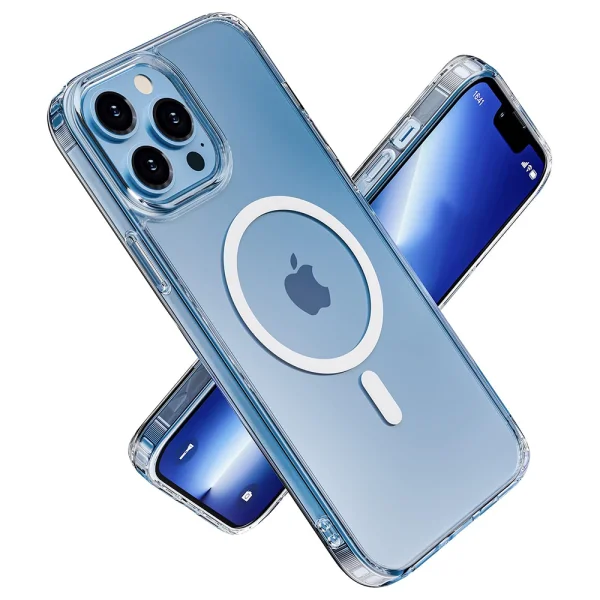 Shockproof case MagSF IPhone 12 / 12 Pro, Transparent 2