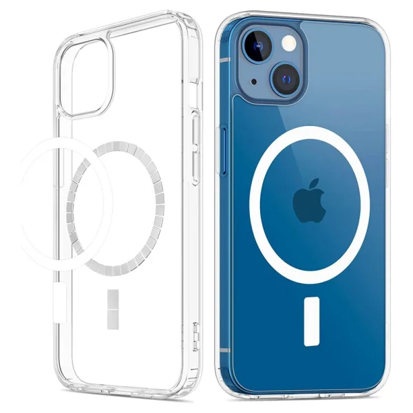 Удароустойчив калъф MagSF IPhone 13, Прозрачен 1