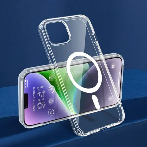 Удароустойчив калъф MagSF IPhone 13, Прозрачен 4