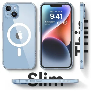 Shockproof Case MagSF for iPhone 14, Clear 3