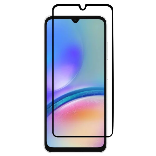 5D Full Glue Glass Protector for Samsung Galaxy A05S, Black 1