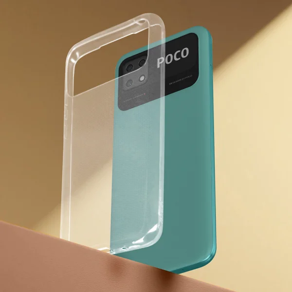 Силиконов калъф за Xiaomi Poco C40, 0.5mm, Прозрачен 4