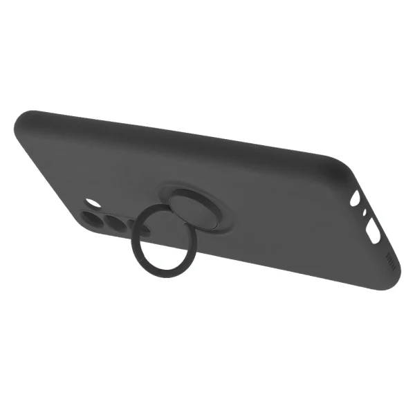 Silicone Ring silicone case for Samsung Galaxy A15, Black 3