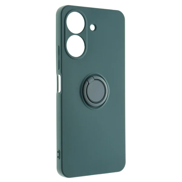 Silicone Ring case for Xiaomi Redmi 13C, Green 1
