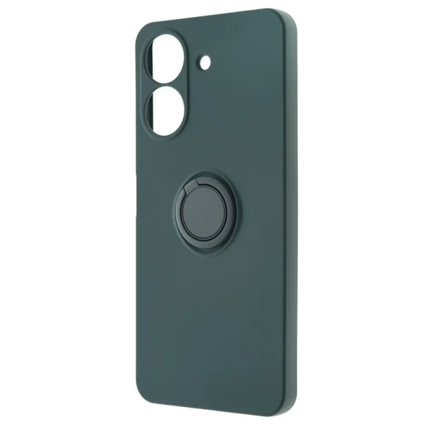 Silicone Ring case for Xiaomi Redmi 13C, Green 2