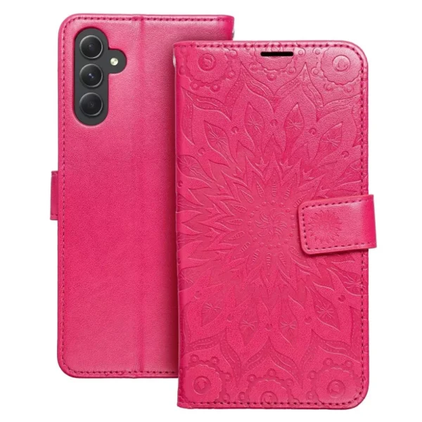 MEZZO Wallet Case for Samsung Galaxy A15 5G, Pink Mandala 2