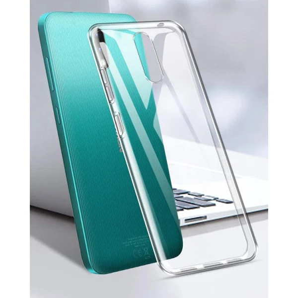 Silicone Case for Nokia 2.3, 0.5mm, Transparent 5