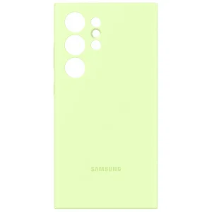 Калъф Samsung Silicone Cover за Samsung Galaxy S24 Ultra, EF-PS928TGE, Лайм 4